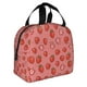 thumbnail image 2 of Easygdp Red Strawberry Bolsa Térmica Premium - Tela Oxford Impermeable, Gran Capacidad, Bolsillo Frontal, Unisex para Trabajo, Escuela, Actividades al Aire Libre y Picnics, 2 of 8