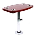 thumbnail image 4 of For Caravan RV Marine Boat Table w/ 4 Cup Holders & Base 22''-28'' Rectangle, 4 of 5
