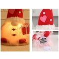 thumbnail image 2 of Valentine's Day Gnome Plush Elf Decorations - 2PCS Light Up Handmade Swedish Gnomes Plush Elf Scandinavian Tomtes, Valentine's Day Table Ornament, Valentine's Day Present, 2 of 7