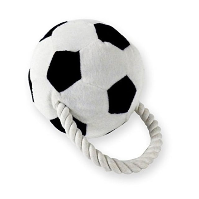 plush soccer ball dog toy