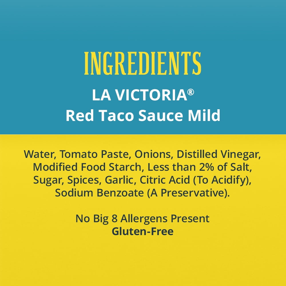 La Victoria Red Taco Sauce Mild, 12 Ounce