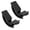 Black, variant on BIMZUC 2pcs Slant Board Calf Stretcher Ankle Foot Incline Board for Stretching Tight Calves Plantar Fasciitis Home Gym Workout Physical Therapy Foot Rocker Black