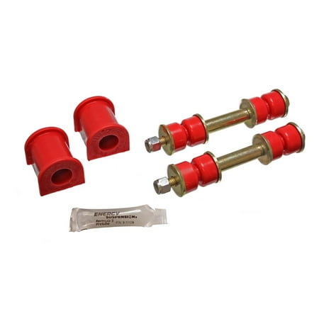 Front Wheel Drive Pickup Energy Suspension 86-97 Nissan 720 & Hardbody PickUp 4WD Red 20mm Front Sway Bar Frame Bushings ()