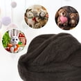 thumbnail image 4 of Needle Felting Wool, 3.5Oz Nature Fibre Wool Yarn Roving for Wet Felting, Handcrafts (Dark Coffee), 4 of 6