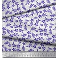 thumbnail image 3 of Soimoi Velvet Fabric Leaves & Floral Artistic Print Sewing Fabric Yard 58 Inch Wide, 3 of 5