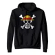 thumbnail image 1 of Sudadera One Piece Anime Sombrero Paja Piratas Bandera Logo, 1 of 2