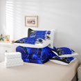 thumbnail image 6 of Manfei Dreamy Blue Rose 7pcs Bedding Comforter Set,Country Flower Floral Queen Bedding Sets,Natural Theme Queen Sheet Sets For Adults,Microfiber Bedroom Decor, 6 of 8