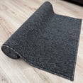 thumbnail image 2 of Custom Size Anti-Slip Machine Washable Loop Pile Charcoal Runner Rugs ( 13' x 26"), 2 of 5