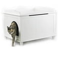 thumbnail image 5 of Designer Pet Products White Catbox Litter Box Enclosure – Modern Large, 5 of 9