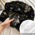thumbnail image 4 of Full Size Fitted Sheet Set - Rustic Flowers Leaves 3 Piece Bedding Sets 16" Deep Pocket Fitted Sheet with 2 Pillowcases, Farmhouse Moon Star Botanical Butterfly Brushed Microfiber Hotel Bed Sheets, 4 of 9