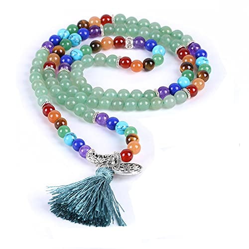 108 Mala Beads Necklace, Prayer Beads, Meditation beads of 8 mm