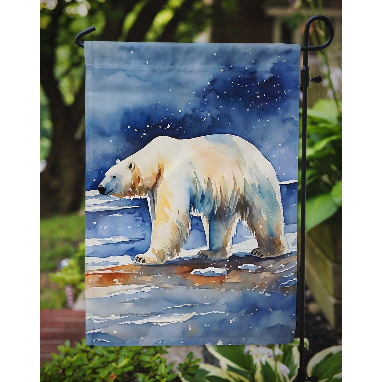 Polar Bear Garden Flag 11.25 in x 15.5 in