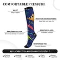 thumbnail image 2 of Sikiie Dinosaurs 1 Pairs Compression Socks for Men and Women 15-20 mmHg Running Support Socks, 2 of 7