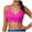 Hot Pink, variant on Women Bikini Top - Push Up Large Bust Swimsuit Top Padded Twist Front Bathing Suit