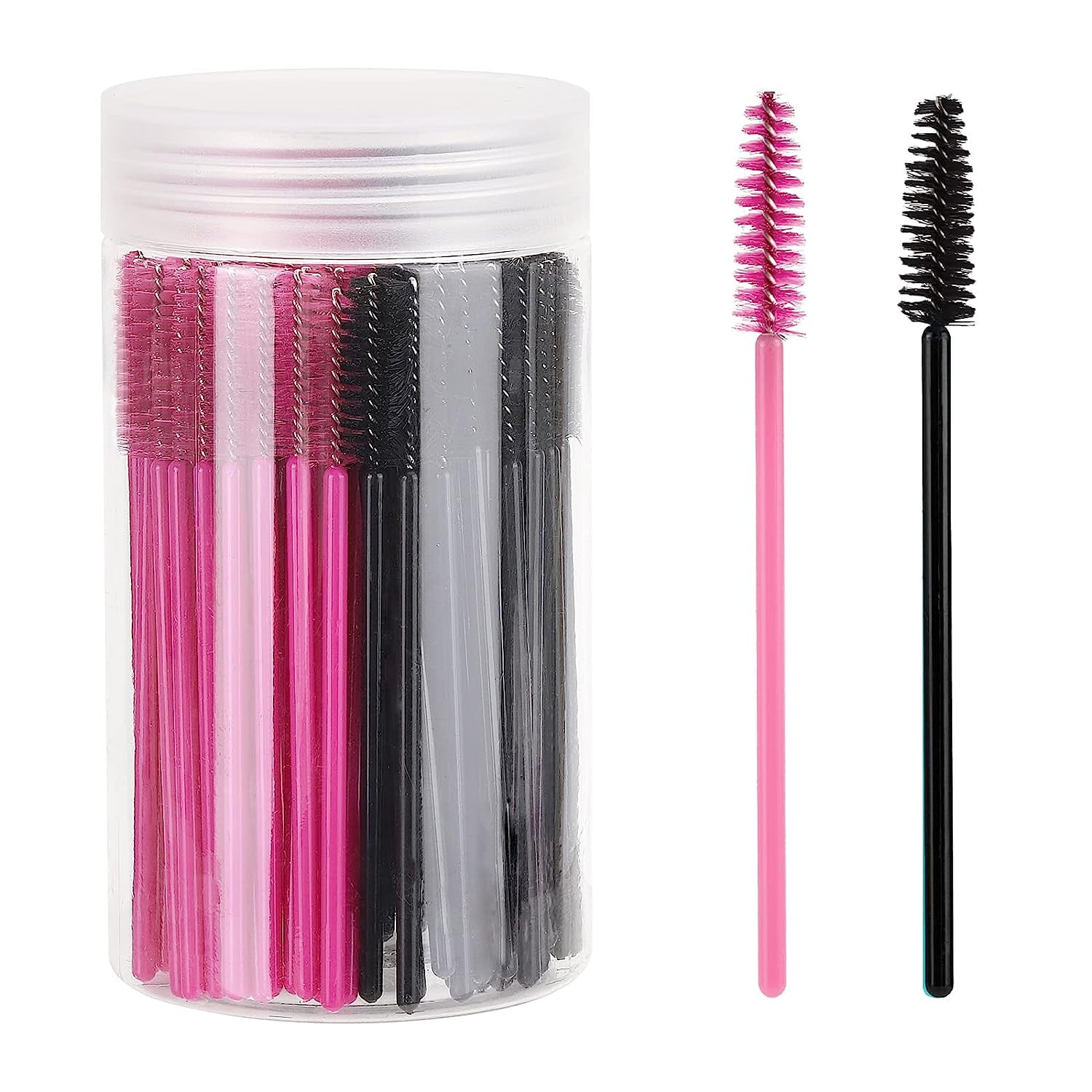 100 Pcs Disposable Eyebrow Spoolies Brush for Eyelash Extensions, Lash