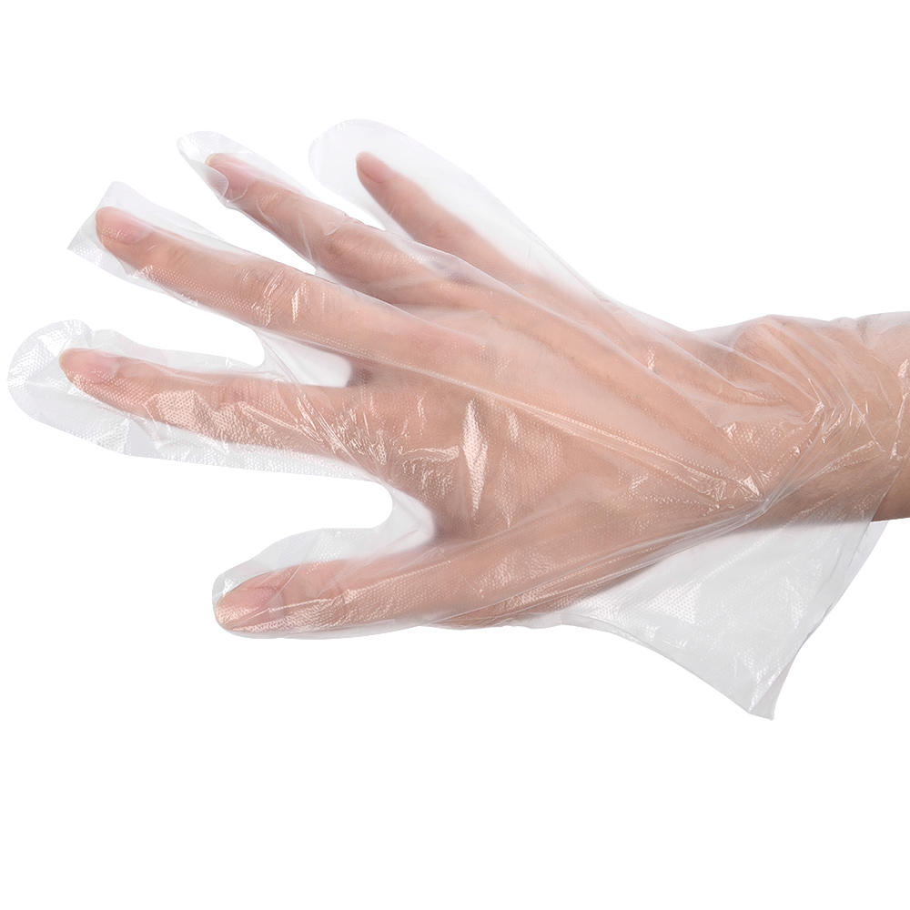 LIVINGbasics Vinyl Gloves 100/Box Disposable, Food Grade, Powder