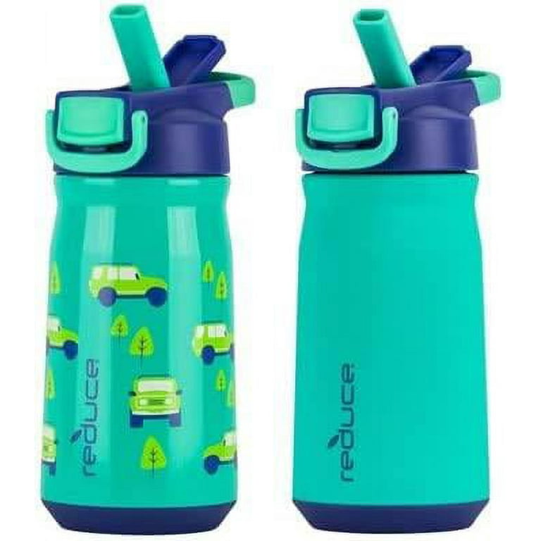 Reduce WaterWeek Refillable Kids Water Bottles, 14 oz – Includes 5