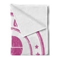 thumbnail image 2 of Gender Reveal Soft Flannel Fleece Throw Blanket, Grunge It's a Girl Retro Stamp with Baby Carriage Newborn Image, Cozy Plush for Indoor and Outdoor Use, 50" x 60", Fuchsia, by Ambesonne, 2 of 5