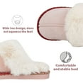 thumbnail image 2 of BERANMEY Women's Fuzzy Memory Foam Slippers Ultra Plush Warmth Memory-Foam Support & Stylish Cozy Design Non-Slip Rubber Sole Indoor & Outdoor House Slippers for Women Perfect Christmas Gift, 2 of 8