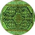 thumbnail image 1 of Ahgly Company Indoor Round Persian Green Traditional Area Rugs, 4' Round, 1 of 1