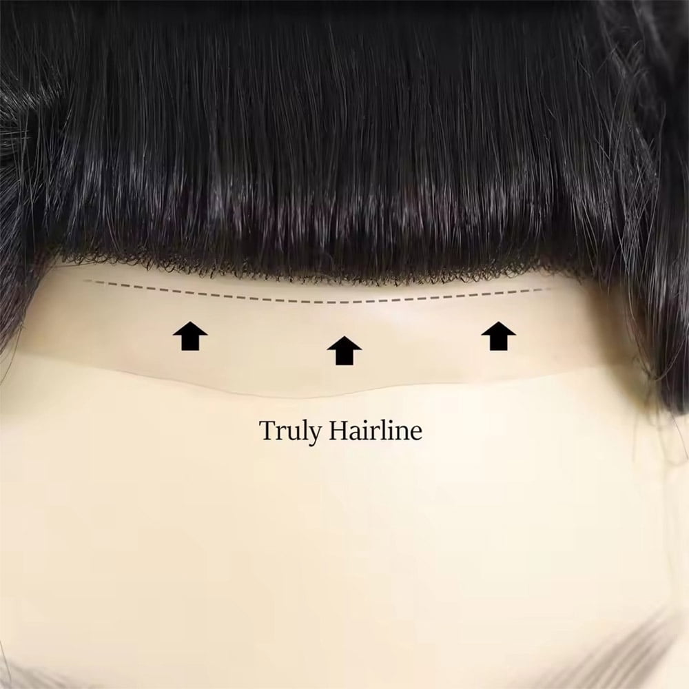 100% Human Hair Mens Lace with PU Toupee for Men Wig Replacement System Male Wig Hairpiece Australia Base 7x9inch