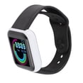 thumbnail image 1 of Montre Intelligente, Rappel de Sédentarité Étanche IP65 avec Comptage des Pas, Montre Intelligente Traqueur de Mise en Forme Réveil Guidage de Respiration pour Système IOS Noir, Argent Blanc, Brun Rose, Blanc Noir, 1 of 7