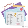 thumbnail image 3 of Books of the Bible Sign Craft Kit, Craft Kits, Sign Decoration Craft Kits, Hanging Decor Craft Kits, 12 Pieces, Multicolor, 3 of 4