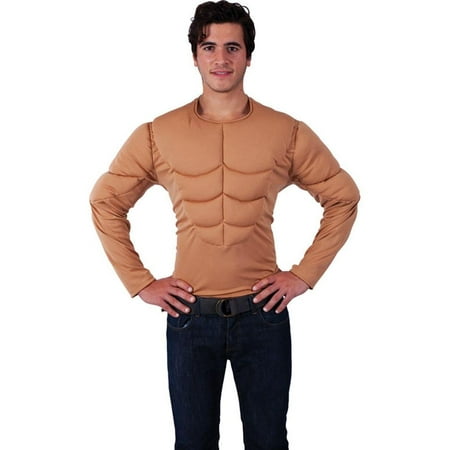 Padded Muscle Chest Adult Costume Shirt