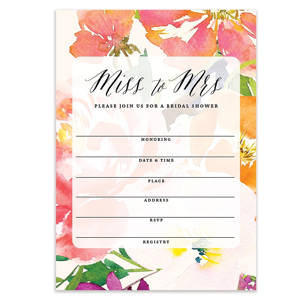 walmart bridal shower registry