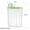 Green B, variant on Rectangular Storage Box (10.6x6.3x3.5 Inch), Sealed Grain Container, Clear Pantry Organizer for Home Cooks & Professional Chefs