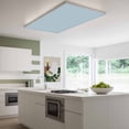 thumbnail image 3 of Sky Blue Magnetic Fluorescent Light Covers for Ceiling Lights 2 x 4 Feet, Modern Pure Winter Sky Blue Office Classroom Kitchen Drop Ceiling Light Covers Lighting Filters Shade Panel 3 Packs, 3 of 9
