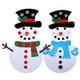 thumbnail image 2 of DIY fieltro Navidad muñeco de nieve colgante dibujos animados Festival Año Nuevo niños rompecabezas juguete Likrtyny juguetes de los niños, 2 of 9