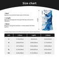 thumbnail image 5 of Daiia Blue White Fluid Art Printed Womens Workout Tops for Women Quick-dry Tank Tops Mesh Yoga Shirts Athletic Running Tank Tops Sleeveless Gym Clothes-Medium, 5 of 7
