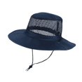 thumbnail image 3 of Men Women Outdoor Beach Seaside Sun Shade Breathable Bucket Hat Male Summer Fishing Trekking Collapsible Mesh Fisherman Cap  Men Outdoor Mesh Sun Hat Wide Brim Sun Protection Hat Fishing Hiking Hat, 3 of 8