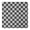 Gray And White, variant on Yellow and Black Checkered Pattern Square Fitted Tablecloth with Elastic Edge, Washable Table Cover for Home Kitchen Party and Daily Decor 34"x34"