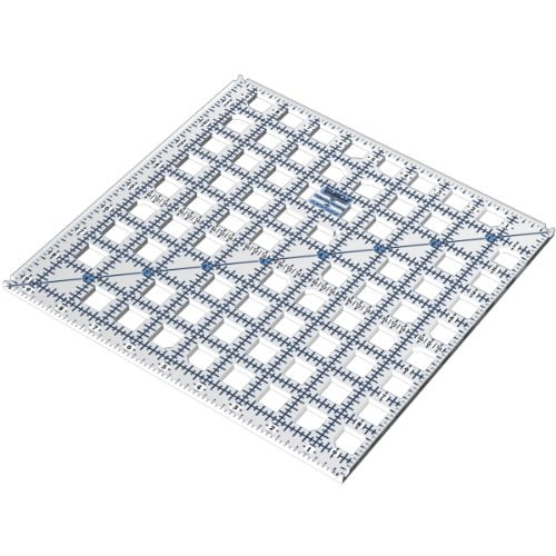 TrueCut, Ruler, for Precise Straight Cuts, Features Built-in Holes, Measures 9.5" x 9.5"