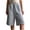Gray, variant on Bermuda Shorts for Women Knee Length Drawstring Elastic Waist Casual Shorts Summer Workout Athletic Shorts