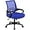 Blue, variant on XPOPR Executive Desk Chair Ergonomic Office Chair Swivel Mesh Back Task Computer Chair with Adjustable Height Armrest for Home Office Conference and Study Room, Black