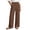Brown, variant on Rhuody Women'S Pants Straight Leg High Waist Summer Straight Lit Pants Lightweight Long Trouser Soft Office Daily Wear Beige L