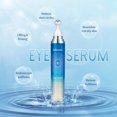 5 Caffeine Eye Cream, STF9 Eye Roller Serum with Massage Ball, Dark