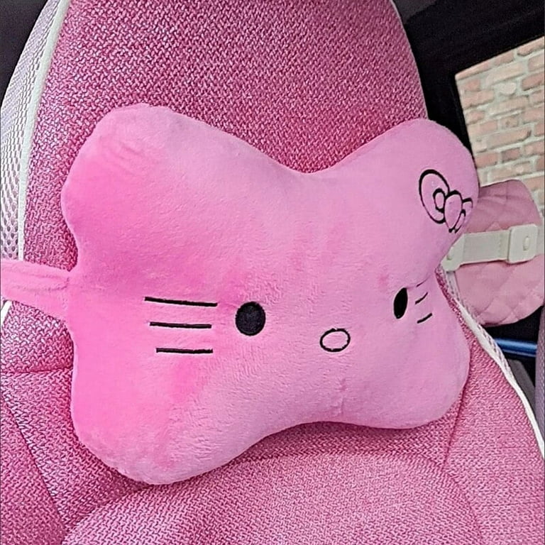 Kawaii Sanrio Hello Kitty Car Gel Lumbar Cushion Lumbar Support Pillow Back  Pain Relief Orthopedic Cushion for Car Interior - AliExpress