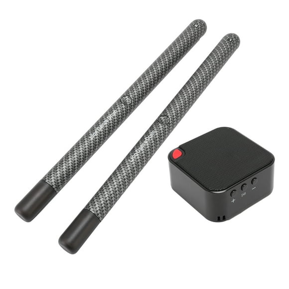 Electric Virtual Electric Drumsticks Portable Air Drum Sticks with 2 Sound Silent Practice Set for Beginners Adults