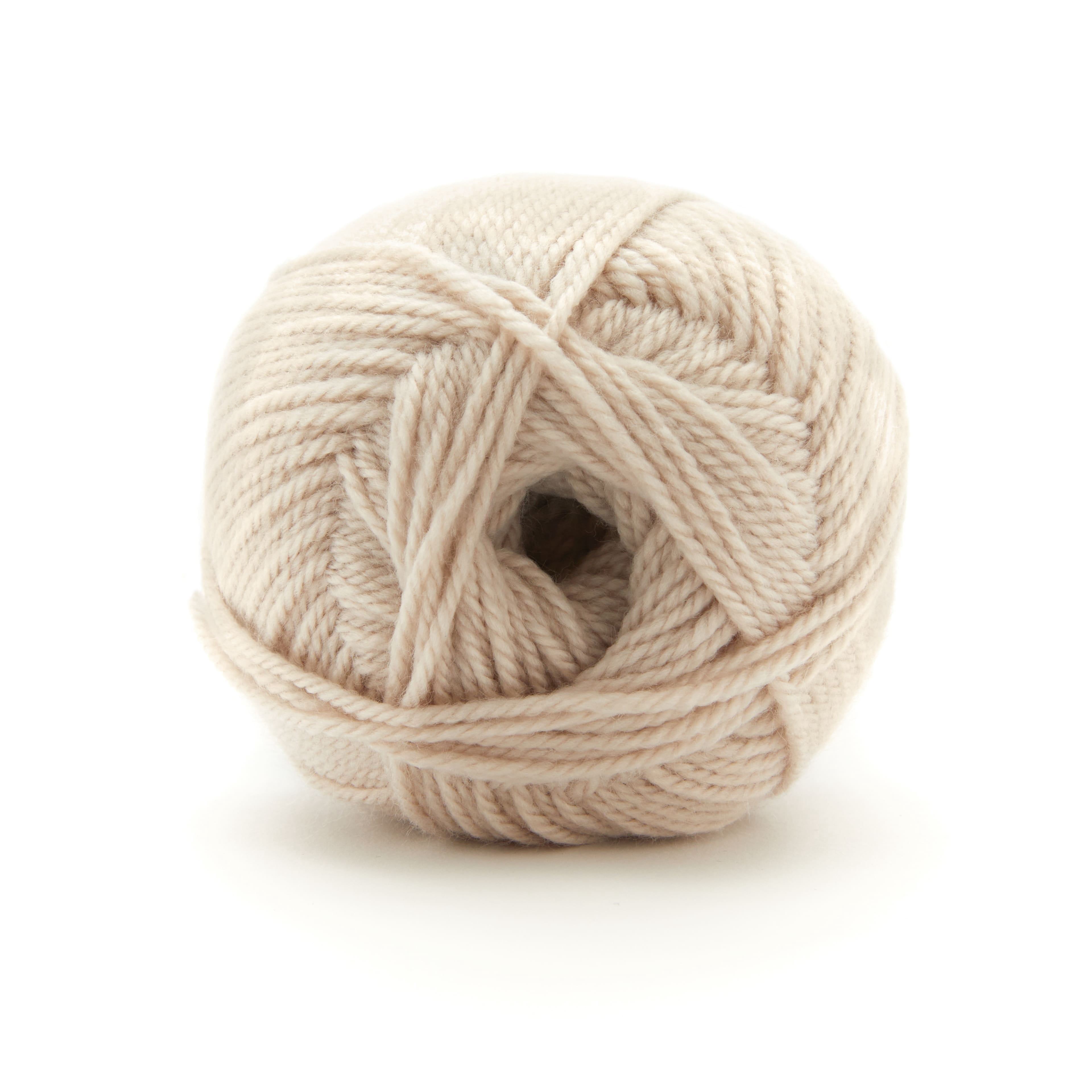 Loops & Threads Silver Gray Baby Cuddles Yarn - Light Weight Yarn for Knitting, Crochet, Weaving, Arts & Crafts, 15 Pack
