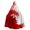 Red, variant on SAWOBUUN Unisex Gothic Print Hooded Robe Cloak Long Dark Fantasy Cape for Halloween, LARP & Stage Performance