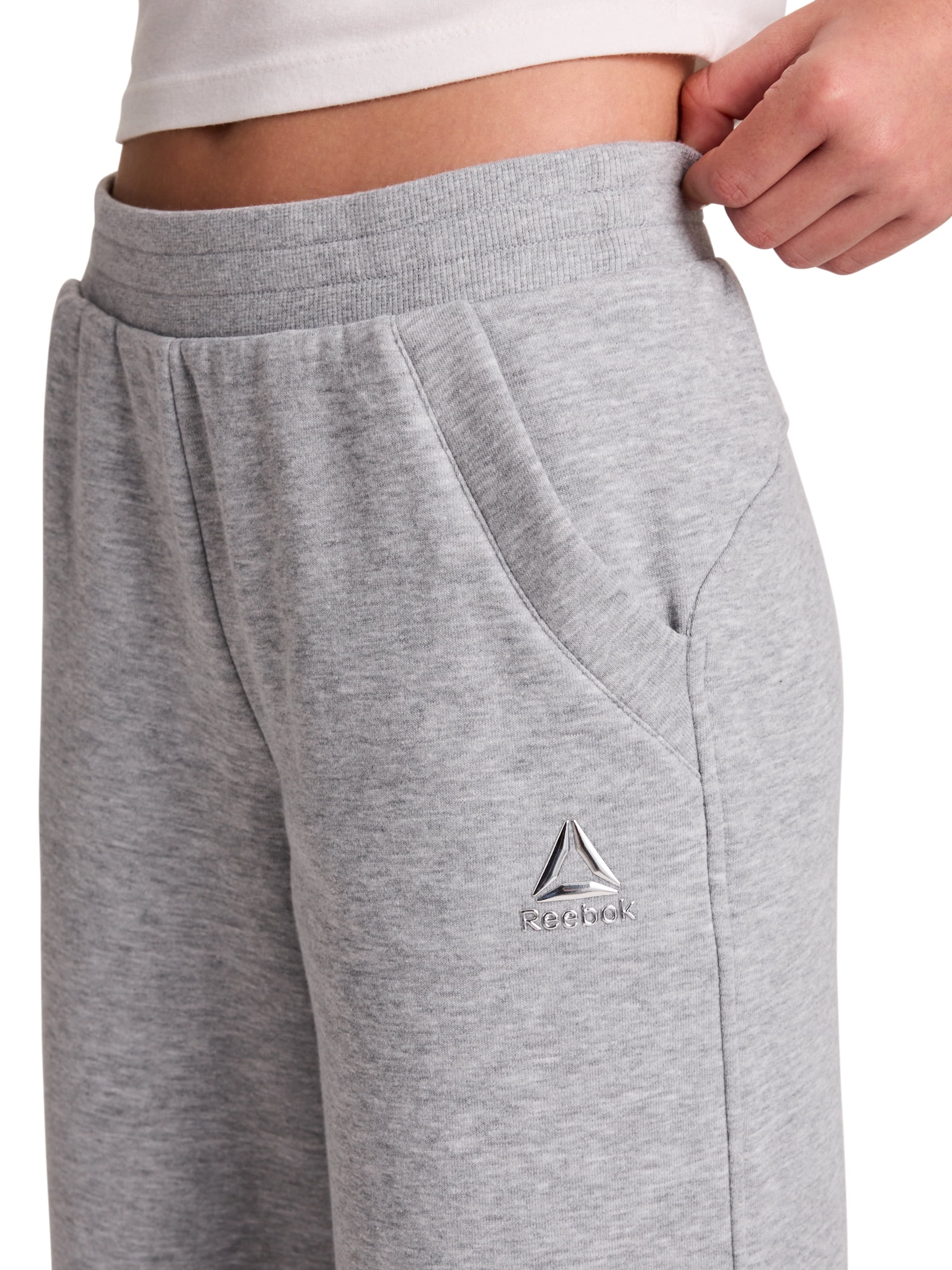 Reebok Girl's Game Day Fleece High Waisted Puddle Pant, Sizes 4-18