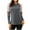 Dark Gray, variant on Women's Long Sleeve Tops Leopard Color Block T Shirt Casual Tunic Crew Neck Striped Shirts Plus Size Tops Loose Sweatshirt Wine 4XL, US Size:16
