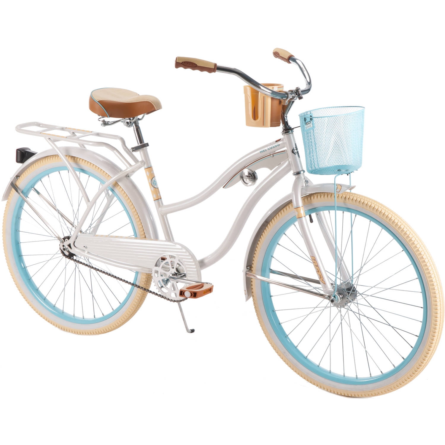 Huffy 26" Nel Lusso Women's Classic Cruiser Bike with Perfect Fit Frame Light Blue for sale online 