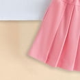 thumbnail image 7 of Gibobby Little & Big Girls Cute Outfit Sets, Crew Neck Graphic Print Summer 2-Pieces Short Sleeve Shirt and Shorts Sets Gray Size 5 T,18-24,Pink, 7 of 7