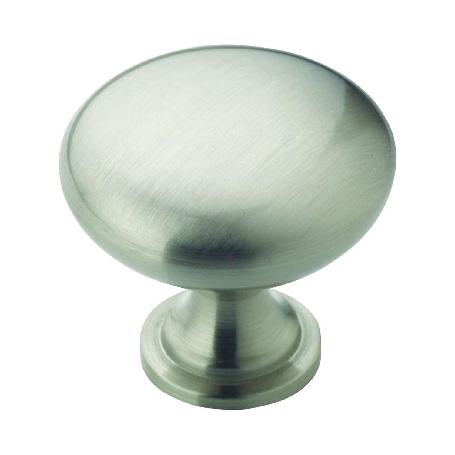 25 Pack Amerock BP53005-G10 Round Satin Nickel Cabinet Knob 1-1/4 Inch Diameter