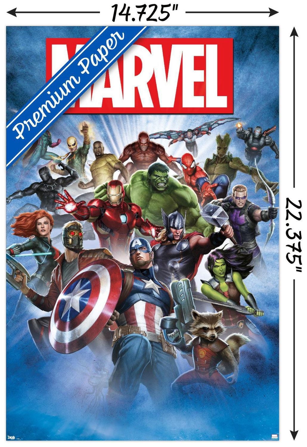 Marvel Comics - Group Shot Wall Poster, 22.375" x 34"
